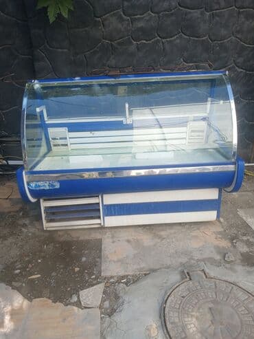 купить аппарат мороженого: Soyuducu vitrin – market, kafe və şirniyyat mağazaları üçün - Ön — 1