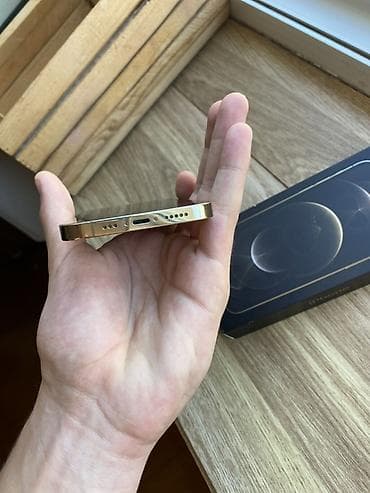iphone xs max en ucuz: IPhone 12 Pro, 128 GB, Qızılı, Face ID — 4