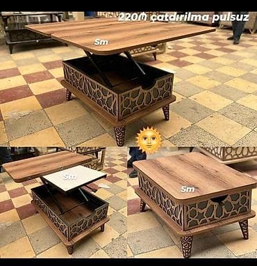 Jurnal masası, Yeni, Açılan, Kvadrat masa