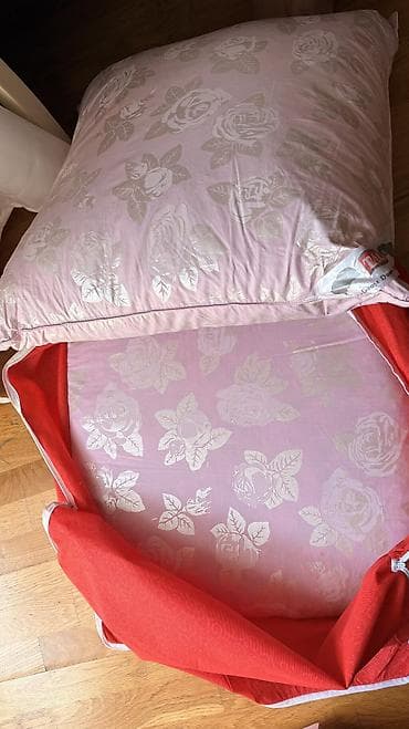 подушка: Istifade edilmeyib evde hazirlanmis temiz tukden 2 eded yastiq eni — 3
