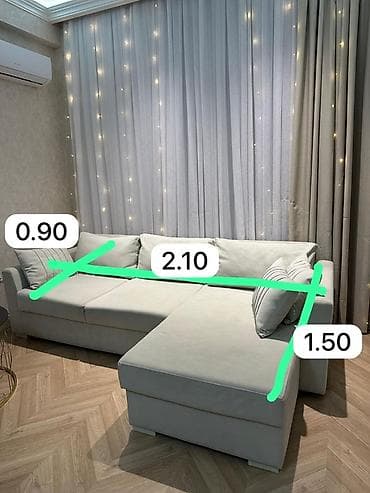 l divan: Künc divan, İşlənmiş, Parça — 1