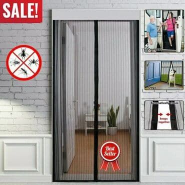 maqnit setka: Maqnit pərdə Avtomatik bağlanan maqnitli qapi setkasi ▪️Qara ve — 3