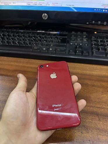 apple watch 1: IPhone 8, 256 GB, Qırmızı, Barmaq izi — 4