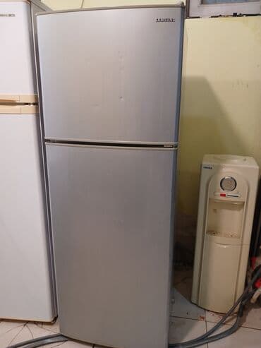 samsung adapteri: İşlənmiş 2 qapılı Samsung Soyuducu Satılır, rəng - Boz, Təkərli — 1