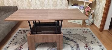 gozel sekiller cekmek: Qonaq masası, İşlənmiş, Açılan, Taxta, Kvadrat masa — 2