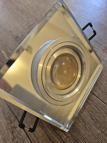 led lamp: Tavan spot lampaları (2 ədəd dəst) 1) Şüşə kvadrat korpuslu LED spot — 2
