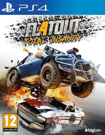 Ps4 flatout oyun diski. 📀Playstation 4 və playstation 5