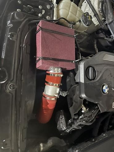 mator yastigi: Universal soyuq hava qəbul sistemi (cold air intake) komplekti — 2