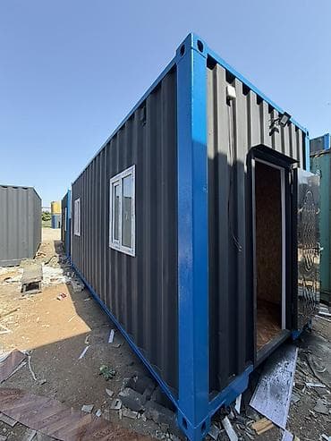 konteyner satilir: 20 fut konteyner ev/ofis - Ölçü: təxminən 20 fut (6 m uzunluq) — 1