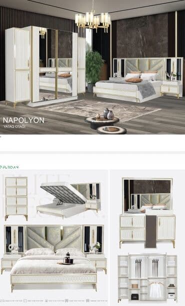 Opel: İkinəfərlik çarpayı, Dolab, Termo, 2 tumba, Yeni — 1