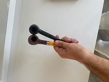 cüzdan: Məhsul: Tütün pipo dəsti (2 ədəd) Təsvir: - Klassik əyri formalı iki — 5