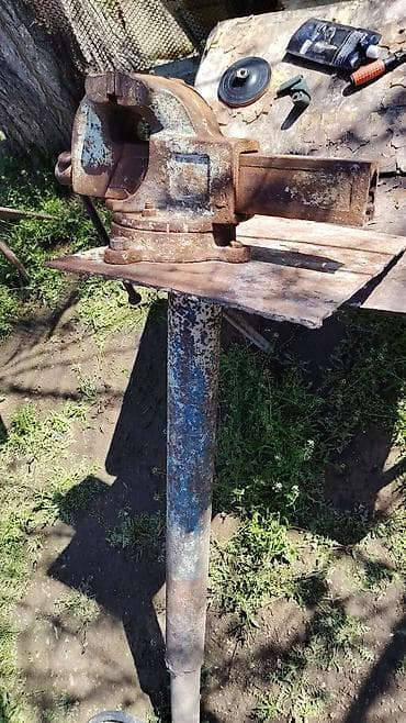 Məngənələr: Ağır tip dəzgah sıxacağı (müqəffəz) - Döküm gövdə, güclü konstruksiya — 4