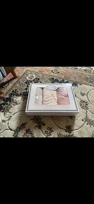 lent işıq: Hamam üçün rəng - Bej Dəsmal — 1