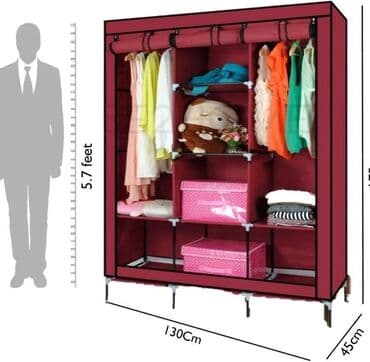 стеллаж шкаф: Yeni, Açılan, Qarderob, paltar dolabı — 4