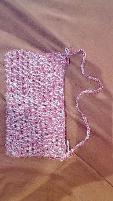 Əl işi toxunma çanta və aksesuarlar - Material: yumşaq akril iplik