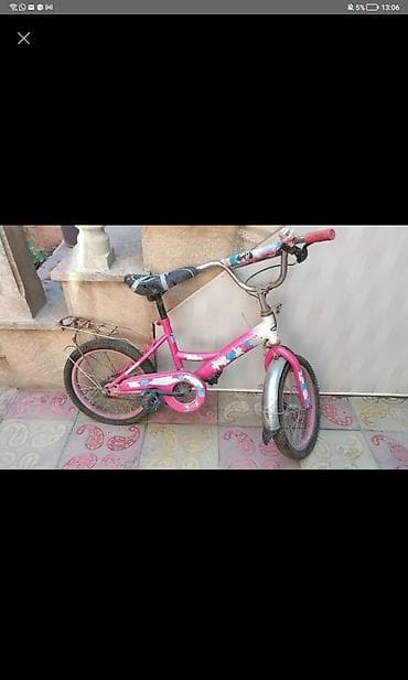 İki təkərli Uşaq velosipedi 16", sürətlərin sayı: 1
