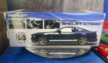 metbex tavan modelleri: Коллекционная модель Ford Mustang Shelby GT500 blue with white stripe — 4