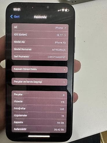 power bank satilir: IPhone Xs, 64 GB, Space Gray, Face ID — 3