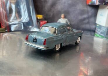 Kolleksiya qaşıqları: Коллекционная модель GAZ-21R Volga third series grey 1962 Deagostini — 7