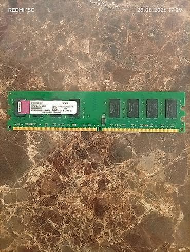 islenmis notebooklar: Kingston 2GB DDR2 1.8V 800MHz RAM satılır Heç bir problemi yoxdur — 1