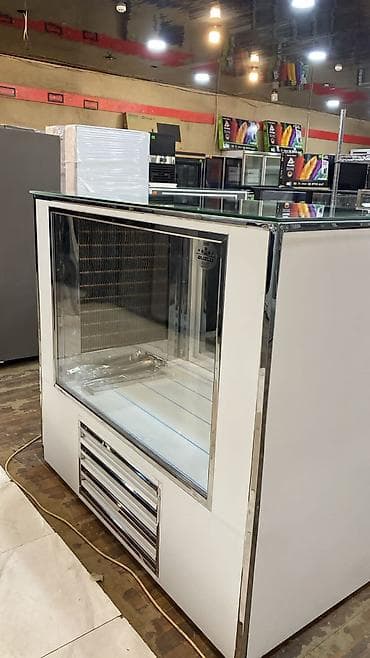 eynək vitrin: Şüşə vitrinli soyuducu stend - Tip: Kommersiya üçün şüşə vitrinli — 1