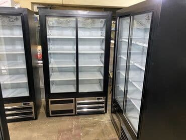 soyuducu xirdalan: İkiqapılı vitrin soyuducu - Şüşə sürgülü qapılar: məhsulların aydın — 1