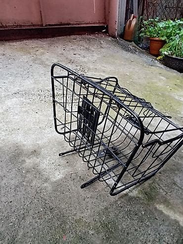 bmw r19 disk: Motosiklet üçün yan baqaj səbəti (metal) - Material: qalın divarlı — 4