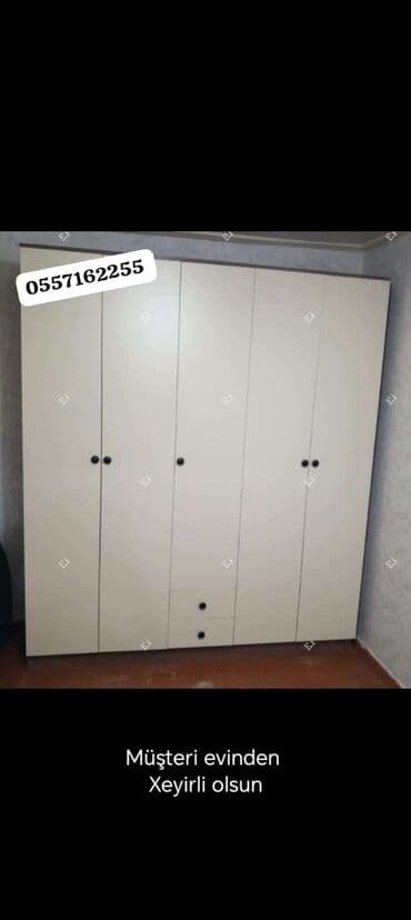 ev ucun guzguler: Yeni, 3 qapılı Düz dolab, Dolab-asılqan, Türkiyə — 1