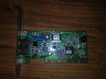 PCI dial-up modem kartı - Konnektor tipi: PCI (qızılı kontaktlar)