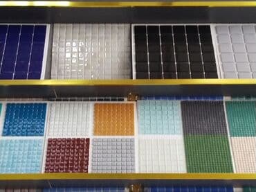 göy daş: Mozaik kafel kolleksiyası - Kvadrat mozaik plitələr: müxtəlif ölçülü — 1