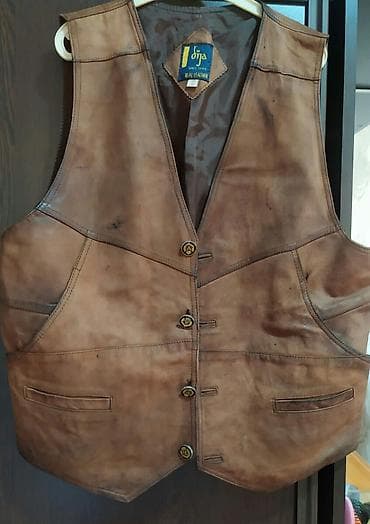 de facto sweatshirt: 2 ədəd dəri jilet satılır — 4