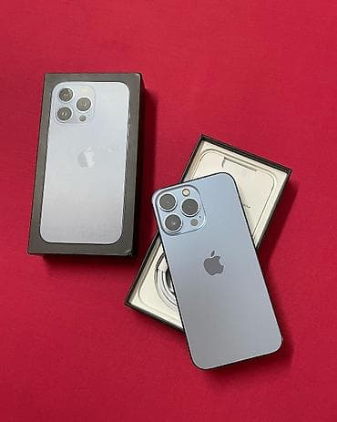 IPhone 13 Pro, 256 GB, Pacific Blue, Zəmanət, Kredit, Face ID