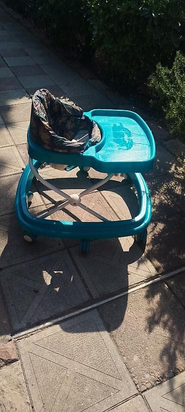 Tibbi məhsullar: Uşaq gəzdirici (baby walker) - Rəng: firuzəyi/aqua - Geniş — 2