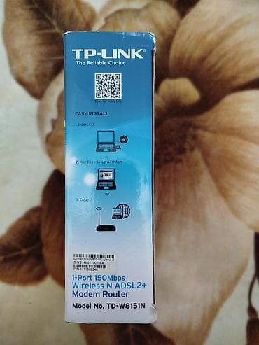 tenda internet: TP-Link simsiz Wi‑Fi router - Marka/model: TP-Link (üst paneldə — 4