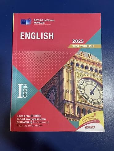 İngilis dili Testlər 11-ci sinif, DİM, 1-ci hissə