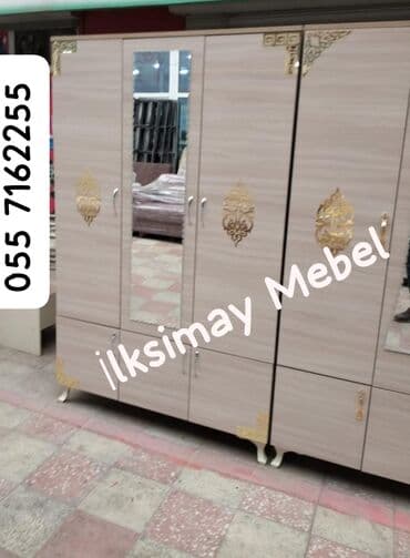 laminat qiyməti: Yeni, Açılan, 3 qapılı Düz dolab, Şifonyer, Azərbaycan — 4