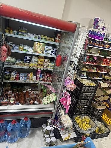 Mağaza üçün şaquli soyuducu vitrin - Tip: açıq önlü, şüşə yan panelli