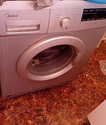 Техника и электроника: Məişət texnikası dəsti - Paltaryuyan maşın: Midea markalı, ön — 1