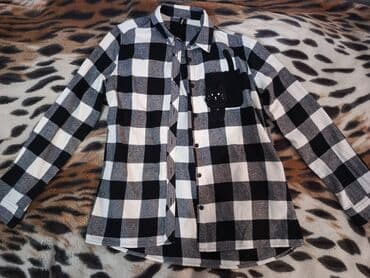 çəhrayı qadın köynəkləri: Qalın material odunçu köynək satılır — 2