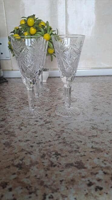 Qədəhlər, Xrustal, 6 ədədli dəst