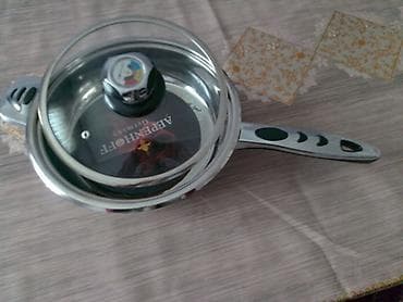 tefal tavalar: Qazan, rəng - Gümüşü, Paslanmayan polad, Aepenhoff, Almaniya — 1