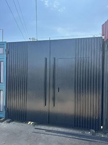 Yeni Dəmir Həyət darvazası, Yana açılan, 3 m, Mexaniki, Qapı ilə, Kredit var, Pulsuz quraşdırma, Pulsuz çatdırılma