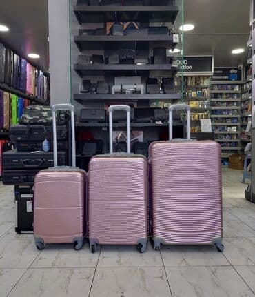 yol cantası: Polikarbonatdan hazirlanmis camadanlar S-120m. M-160m. L-200m Camadan — 1