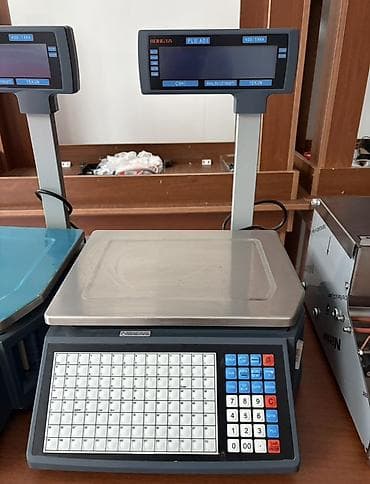 Mağaza və marketlər üçün elektron çəkilər – RONGTA etiketli POS-çəkili — 1