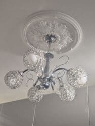 Искусственные цветы: Люстра, 5 ламп — 2