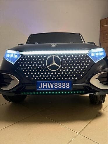 Детский мир: Uşaq üçün elektrikli minik avtomobili – premium dizayn - Korpus: qara — 2