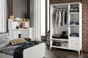 mebell: Təknəfərlik çarpayı, Dolab, 2 tumba, Termo, Azərbaycan, Yeni — 2