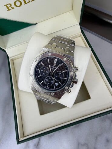 Zərgərlik əşyaları: Yeni, Qol saatı, Audermars Piguet, rəng - Gümüşü — 1