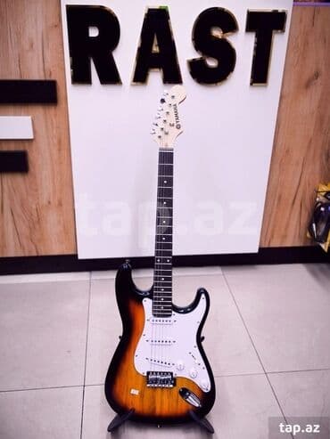 akustik: Elektron gitara, Yamaha, 6 sim, Yeni, Ünvandan götürmə — 1