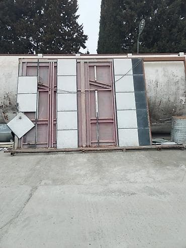 dəmir raşotka: İşlənmiş Dəmir Həyət darvazası, Siyirmə, 5 m, Mexaniki, rəng - Ağ, Kredit yoxdur, Ödənişli quraşdırma, Ünvandan götürmə — 1